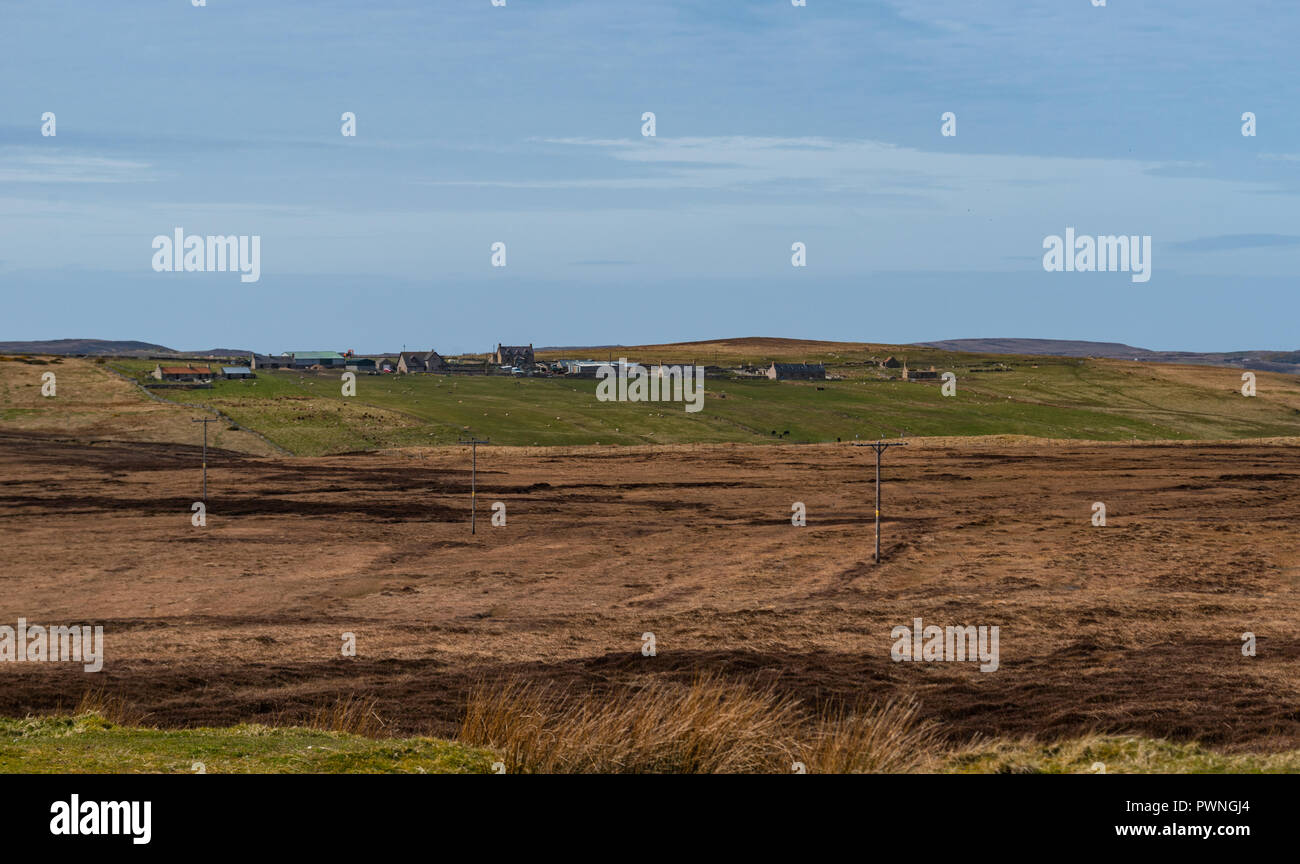 Faro, testa di Dunnett,, costa nord, Scotland, Regno Unito Foto Stock