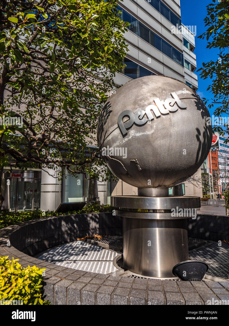 Pentel Corporation HQ SEDE / Head Office in Chuo nel centro di Tokyo Giappone Foto Stock