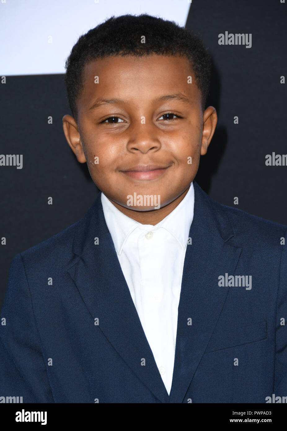 Hollywood, CALIFORNIA, Stati Uniti. 17 ottobre 2018. 17 ottobre 2018 - Hollywood, California - Jibrail Nantambu. "Halloween" a Los Angeles Premiere tenutasi al TCL Chinese Theatre. Credito fotografico: Birdie Thompson/Admedia Foto Stock