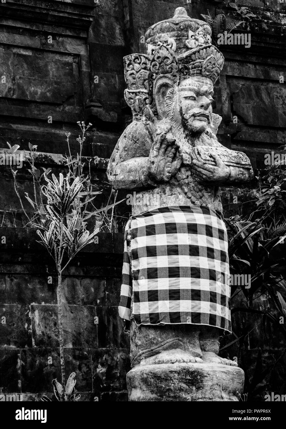 Statua nel tempio Besakih Bali, Indonesia Foto Stock