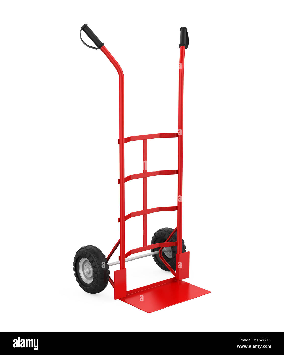 Svuotare Hand-Truck isolato Foto Stock