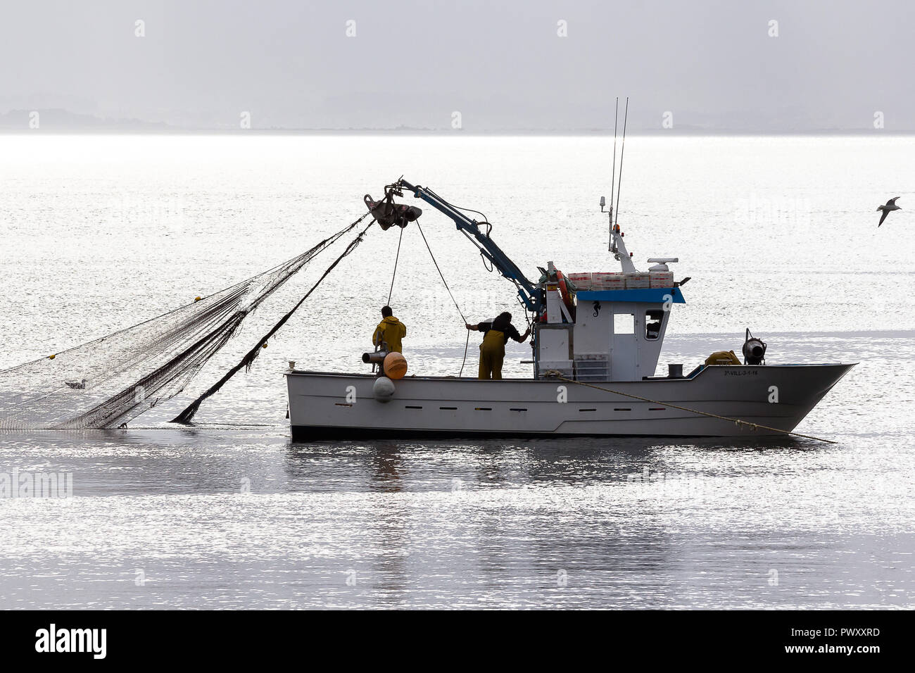 Barcos de pesca de cerco Foto Stock