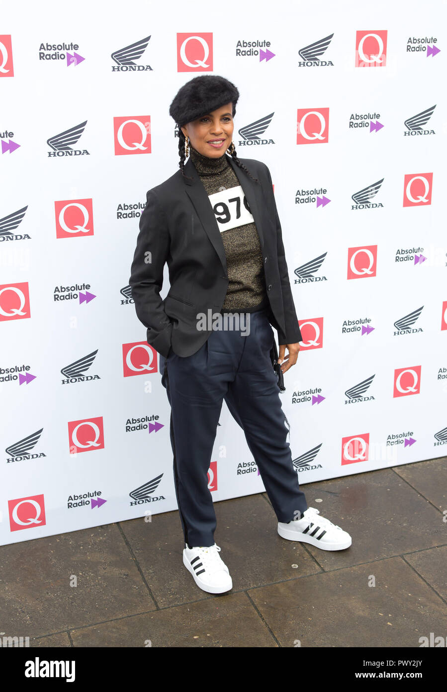 Londra, Regno Unito. 17 Ott 2018. Il Round House Chalk Farm Neneh Cherry arriva al Q Awards 2018 in associazione con Absolute radio Credit: Dean Fardell / Alamy Live News Feed / Alamy Live News Foto Stock