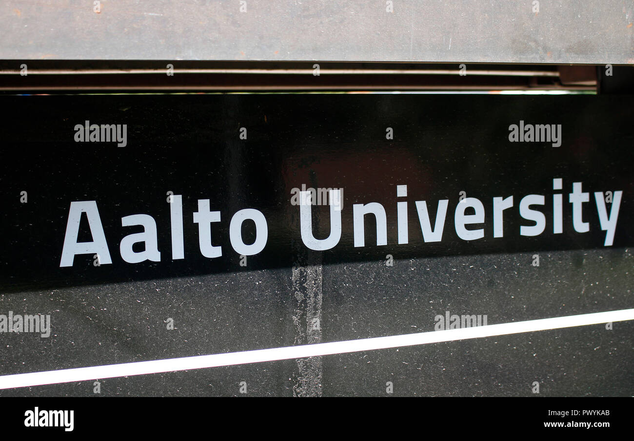 Aalto University di Helsinki (nur fuer redaktionelle Verwendung. Keine Werbung. Referenzdatenbank: http://www.360-berlin.de. © Jens Knappe. Bildquelle Foto Stock