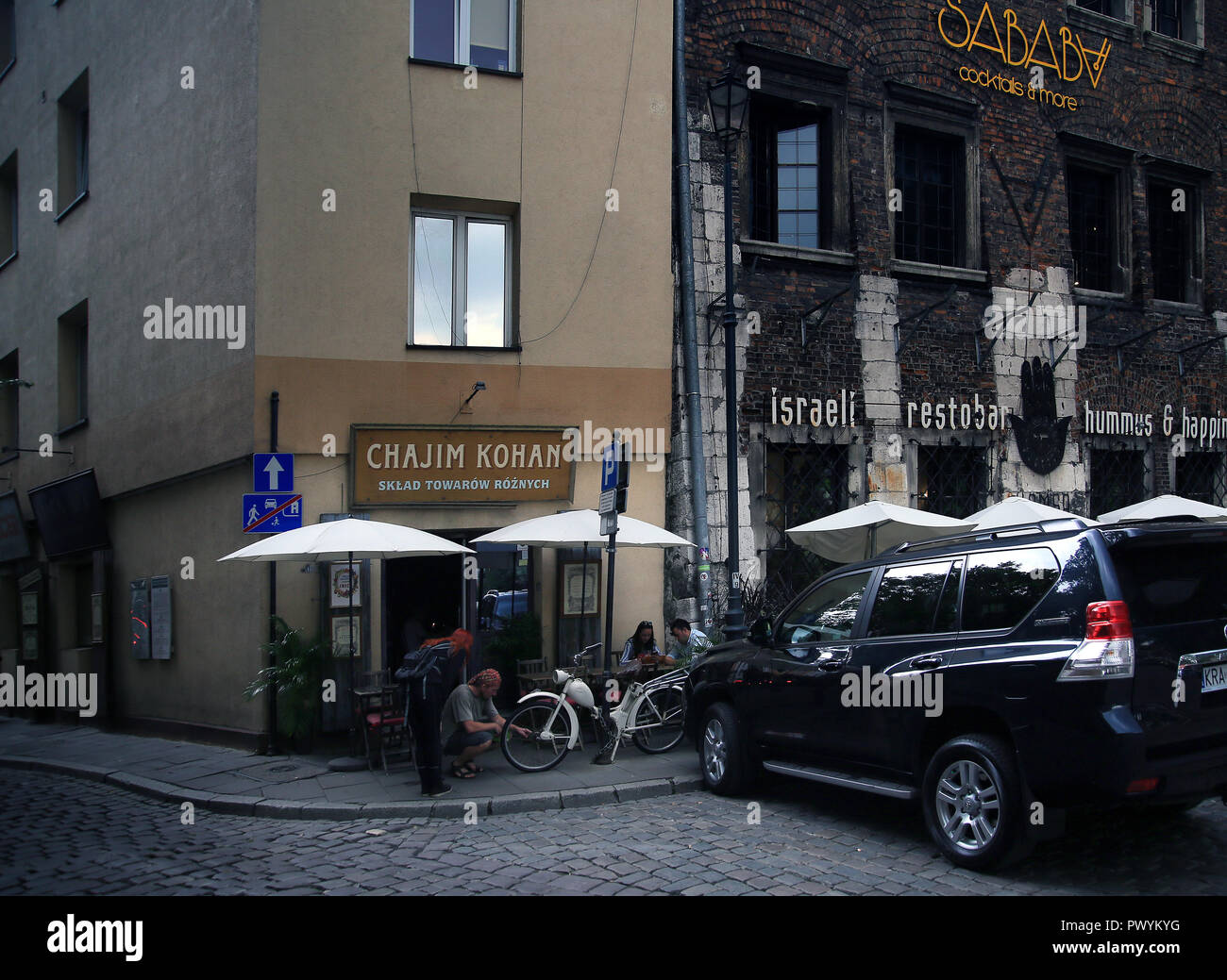 Kazimierz Dolny, Quartiere Ebraico, Cracovia in Polonia Foto Stock