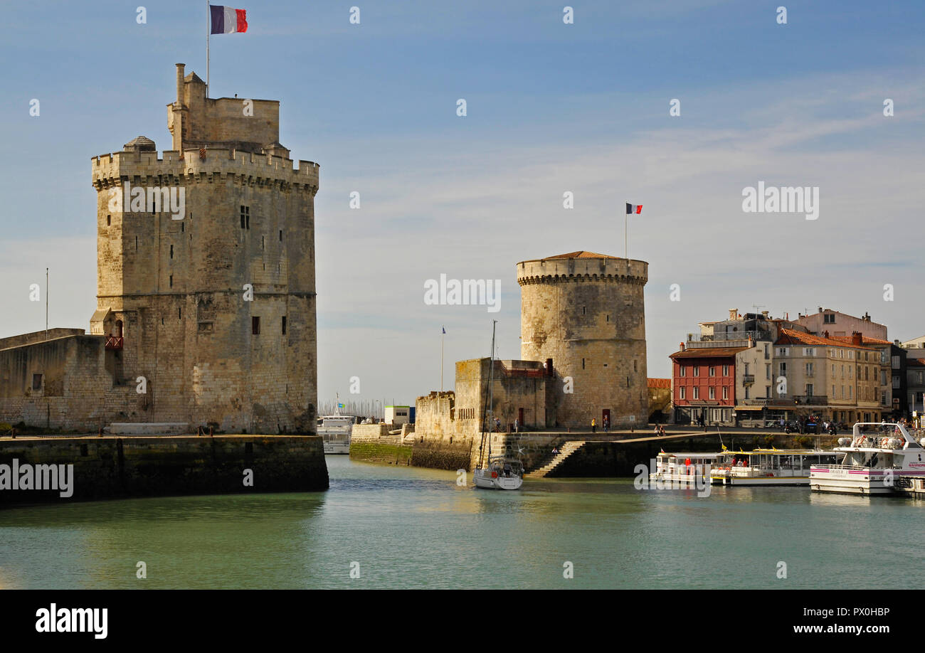 Vecchio Porto di La Rochelle Francia Foto Stock