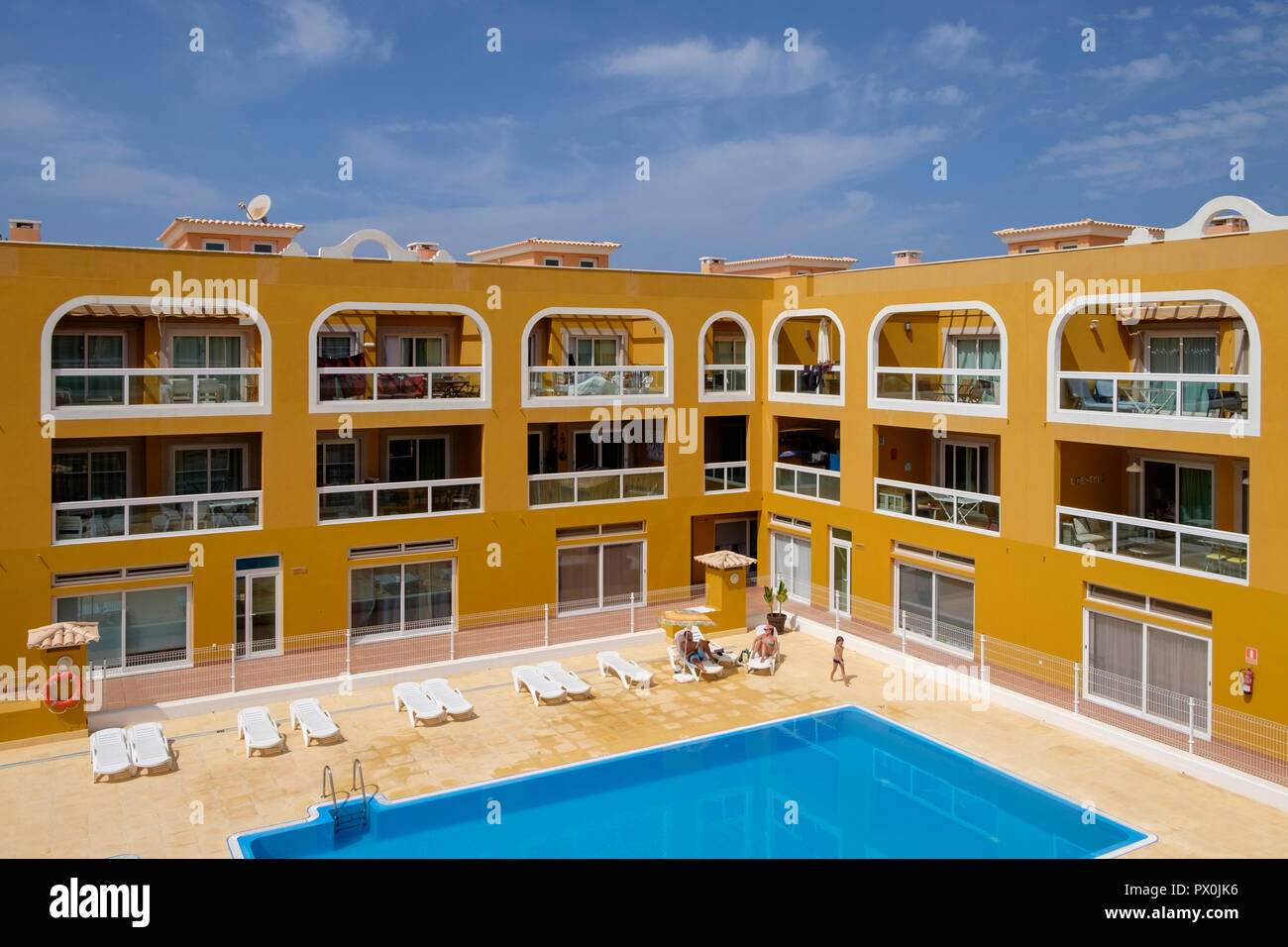 Appartamenti a El Cotillo, Fuerteventura. Foto Stock