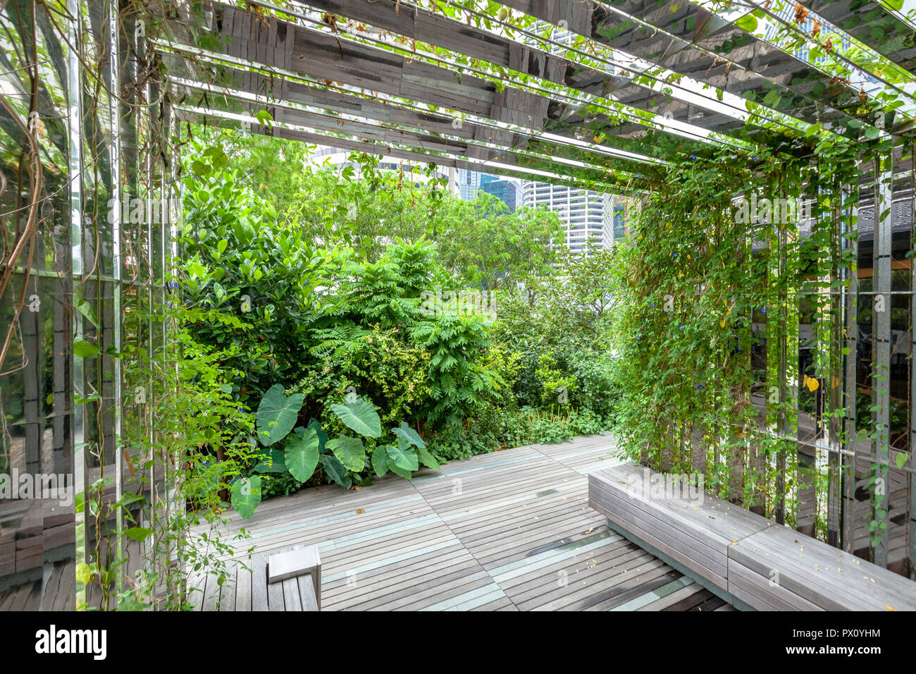 OUE Downtown Gallery Foto Stock