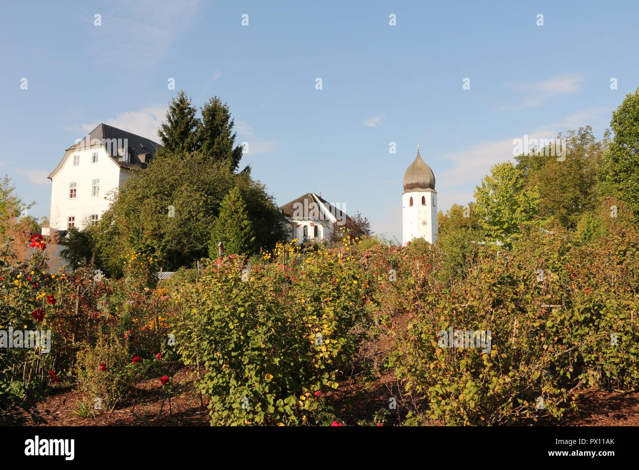 Auf der Fraueninsel im Chiemsee Foto Stock