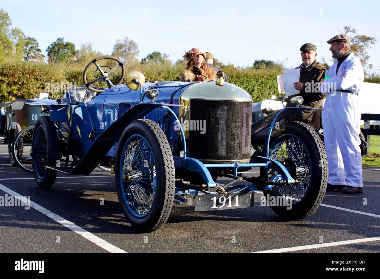 1911 Delage 3 litro di tipo X due Seat Racer - No.10 Foto Stock