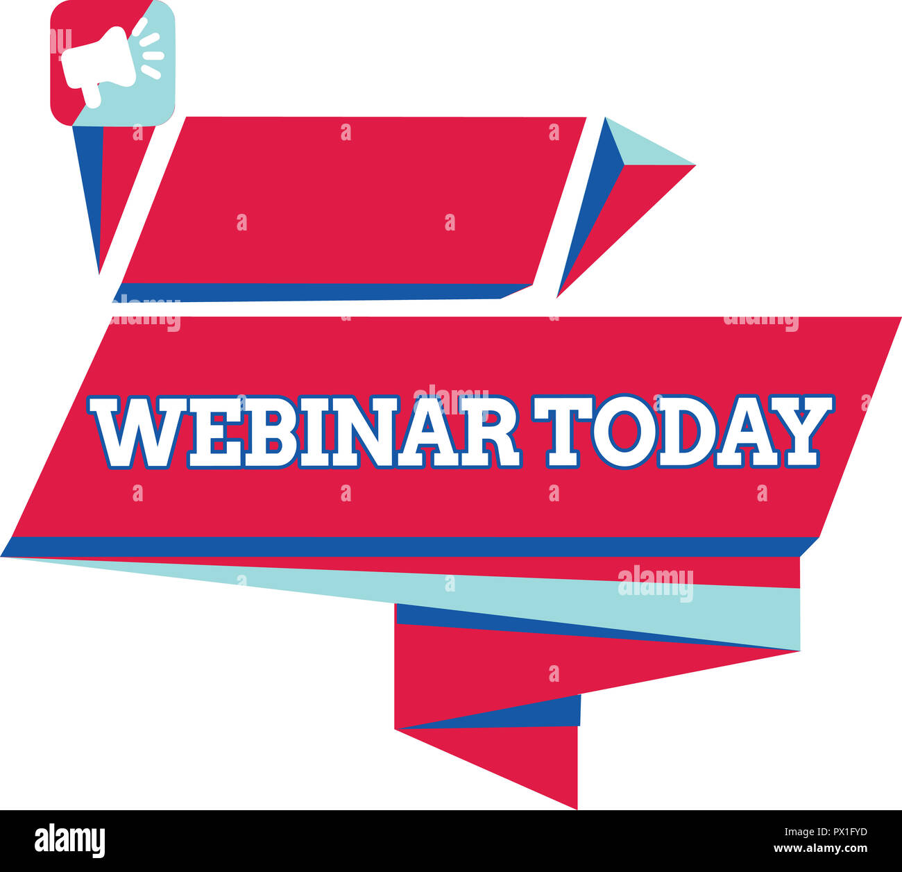 Segno di testo che mostra il webinar oggi. Foto concettuale di una presentazione che avviene su Internet Video conferenza. Foto Stock
