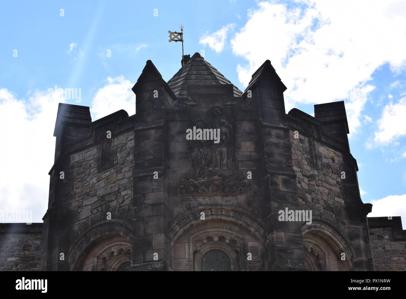 Il Castello di Edimburgo Foto Stock