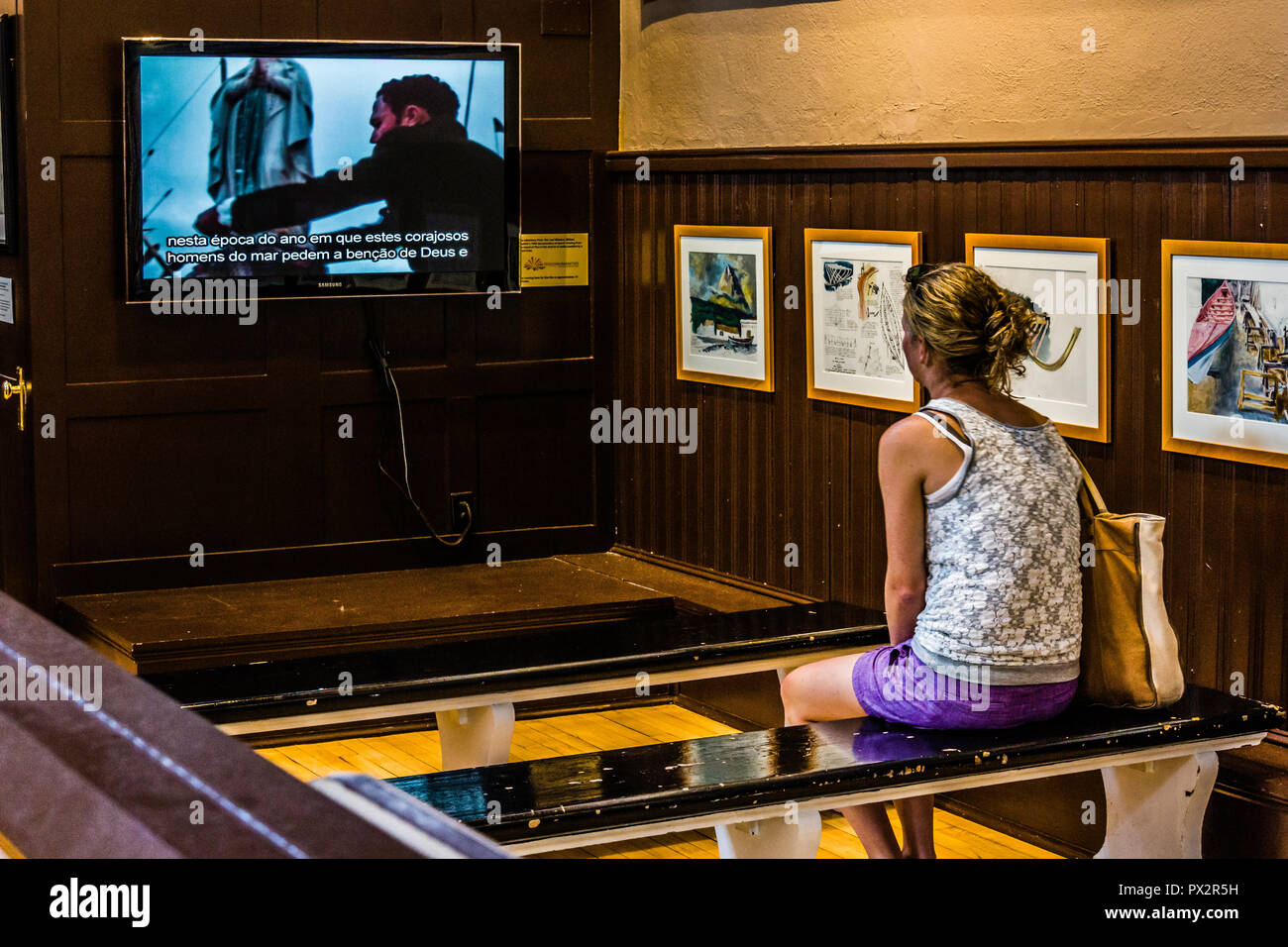 New Bedford Whaling Museum   New Bedford, Massachusetts, STATI UNITI D'AMERICA Foto Stock