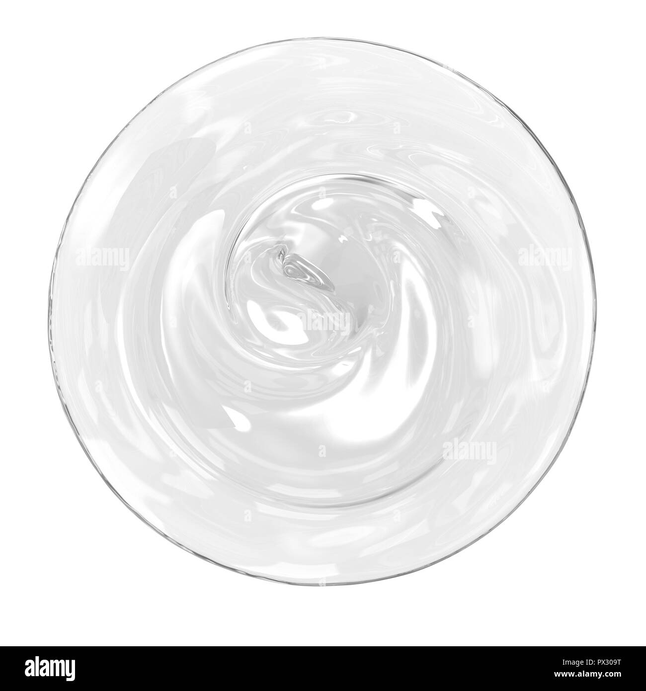 3D rendering gel cosmetico isolato su bianco Foto Stock