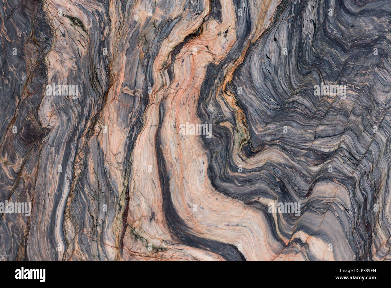 Il lusso di arenaria texture di sfondo in Sidel interni. Foto Stock