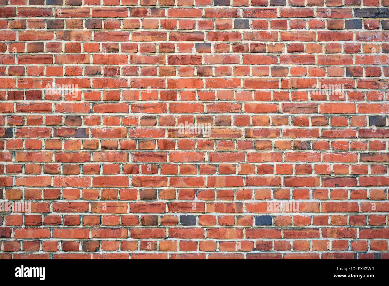 Muro di mattoni in background Foto Stock