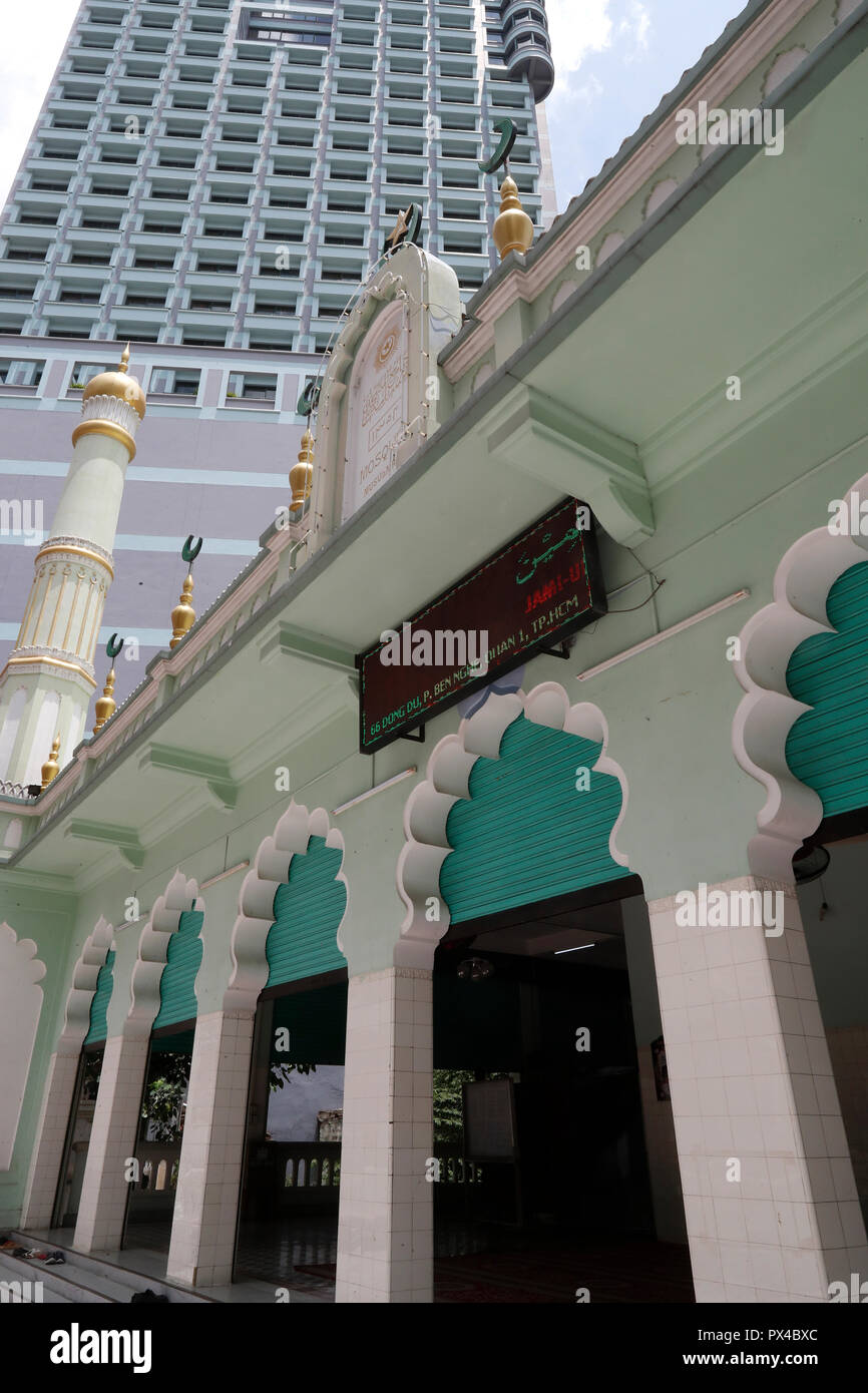 Il Saigon Moschea centrale è stata costruita nel 1935. Ho Chi Minh City. Il Vietnam. Foto Stock