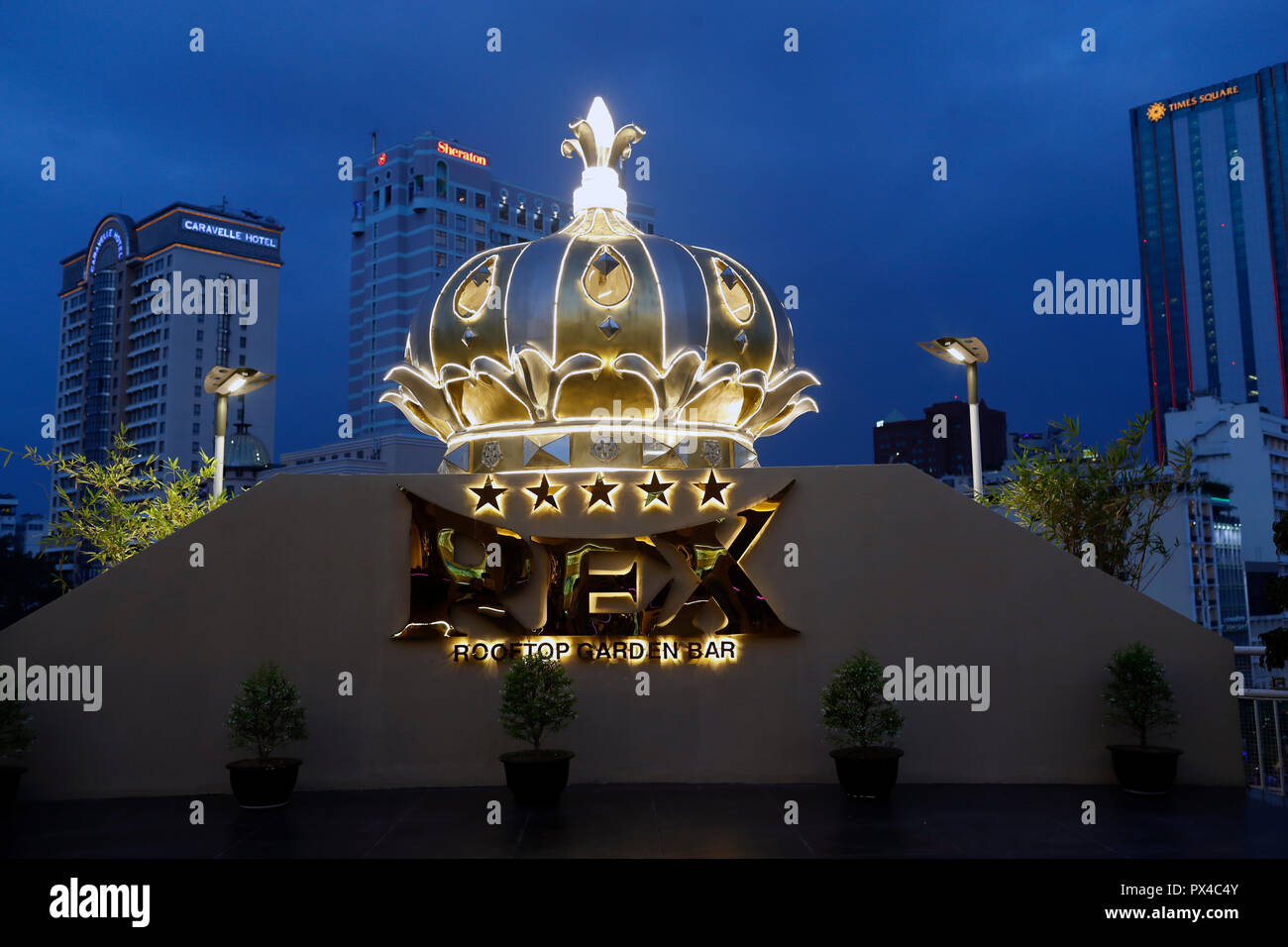 5 stelle Rex Hotel. La città di Ho Chi Minh (Saigon). Il Vietnam. Foto Stock