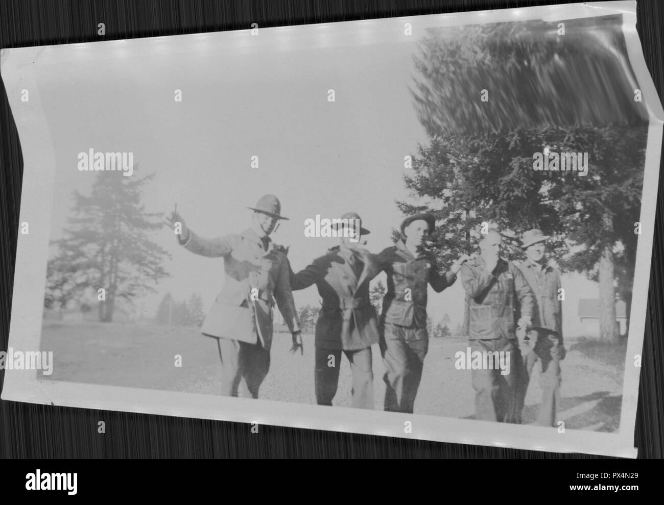 Vintage, autentica fotografia di archiviazione, 1958. () Foto Stock