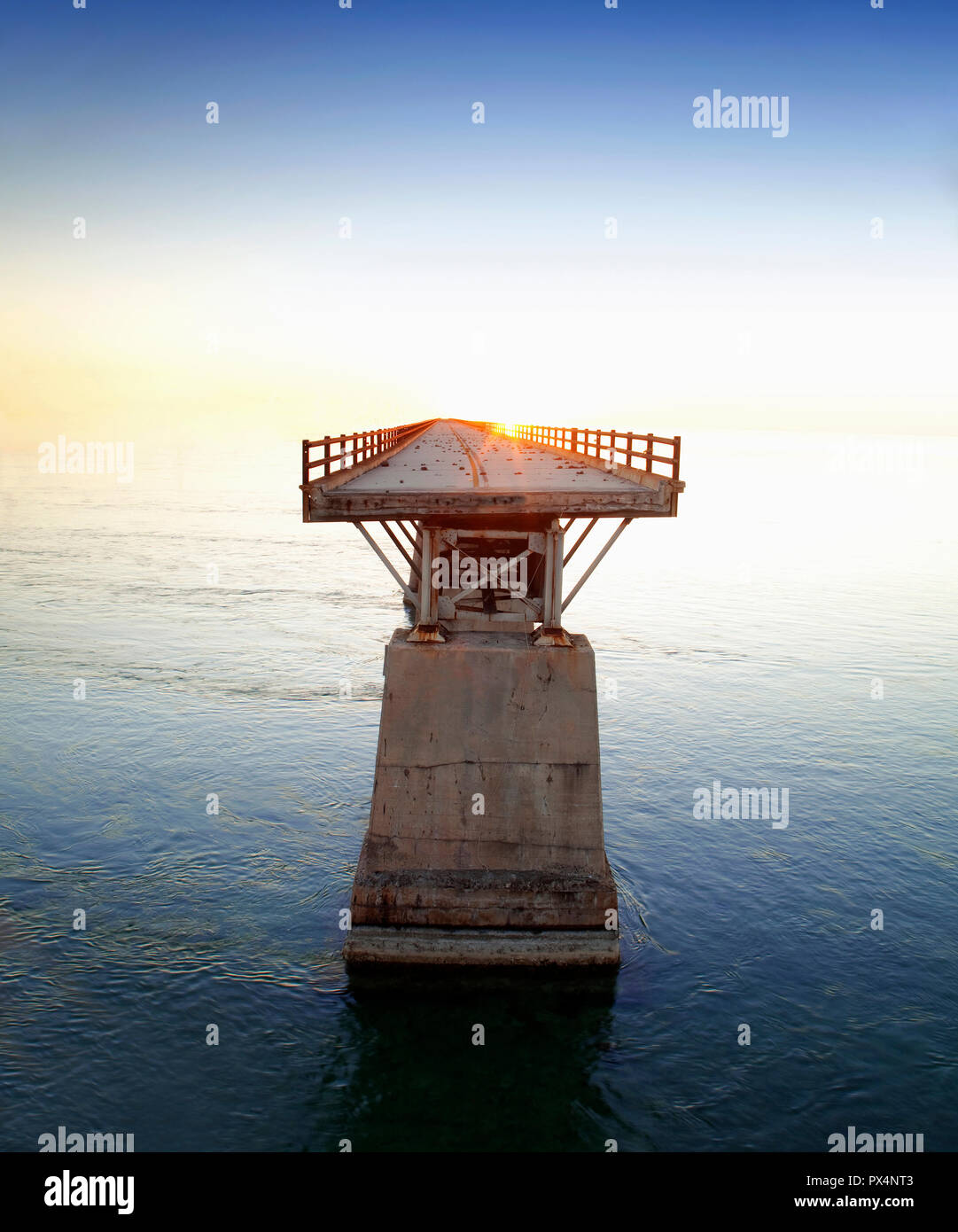 Seven Mile Bridge, Islamorada, Florida, Stati Uniti d'America Foto Stock