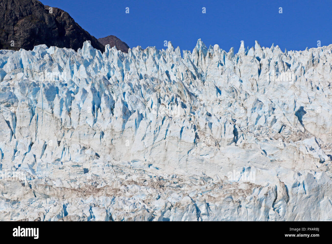 Holgate Glacier vicino a Seward Alaska Foto Stock