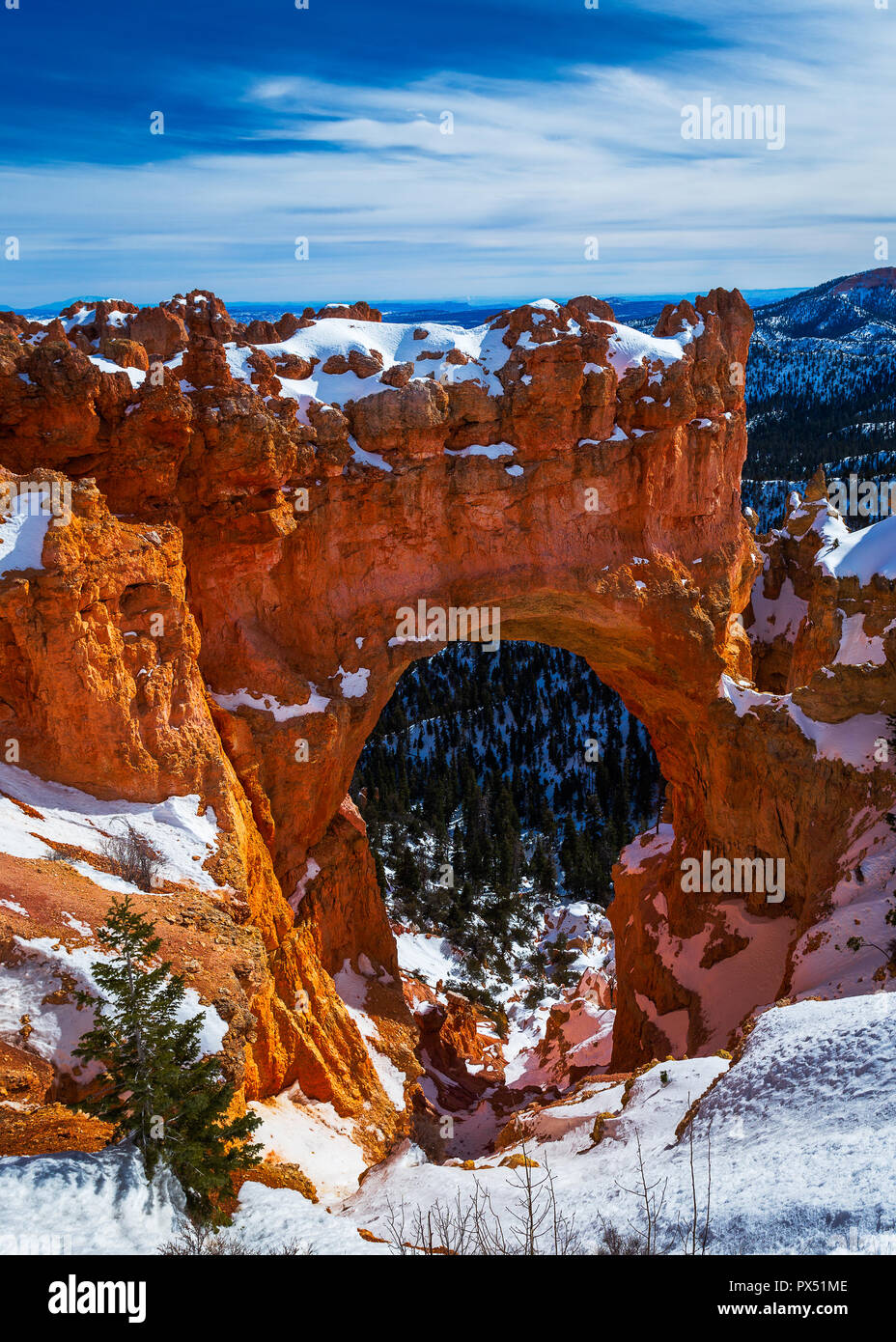 Gennaio a Bryce Canyon dello Utah STATI UNITI D'AMERICA Foto Stock