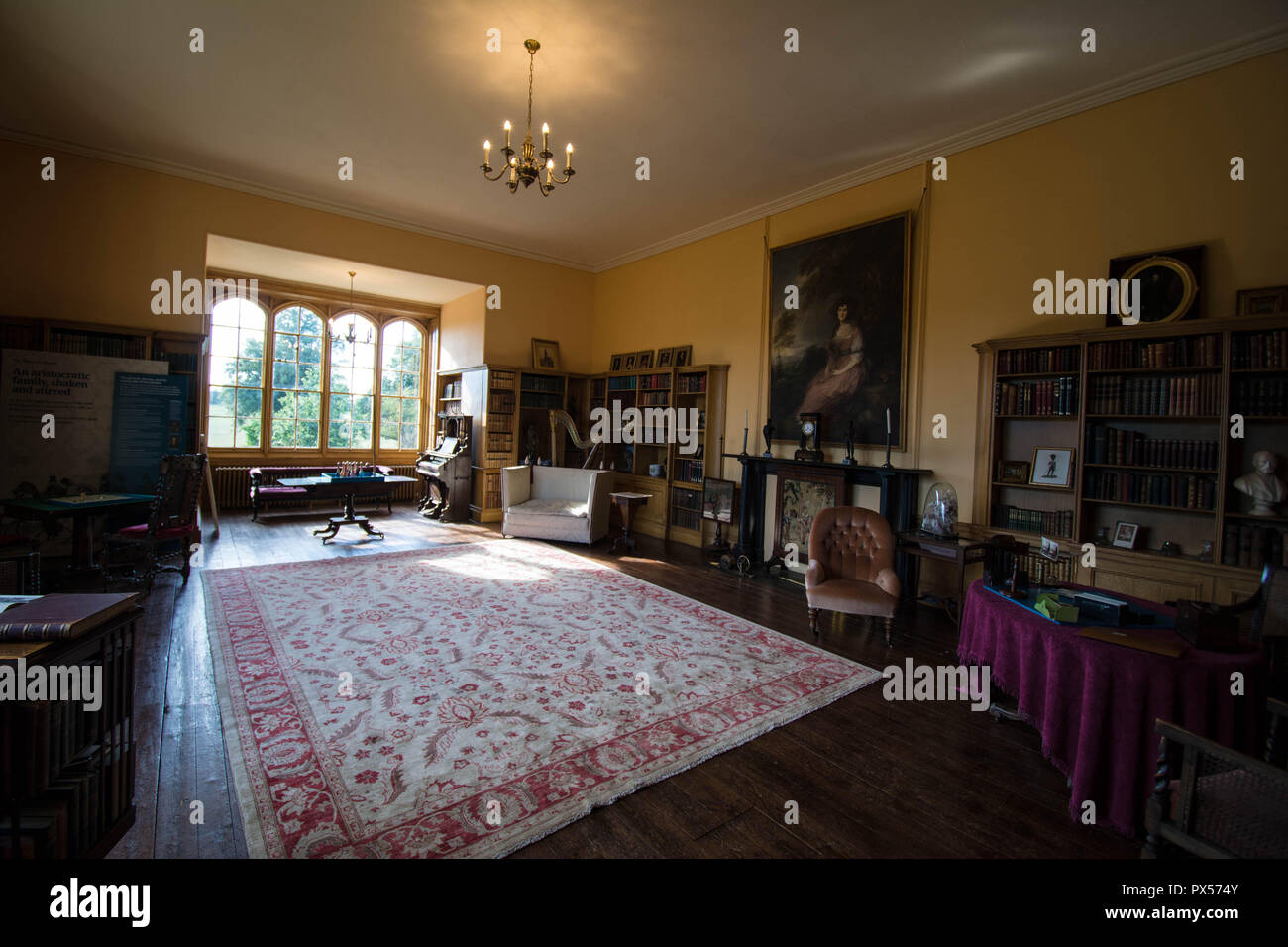 Delapre Abbey Northampton Foto Stock