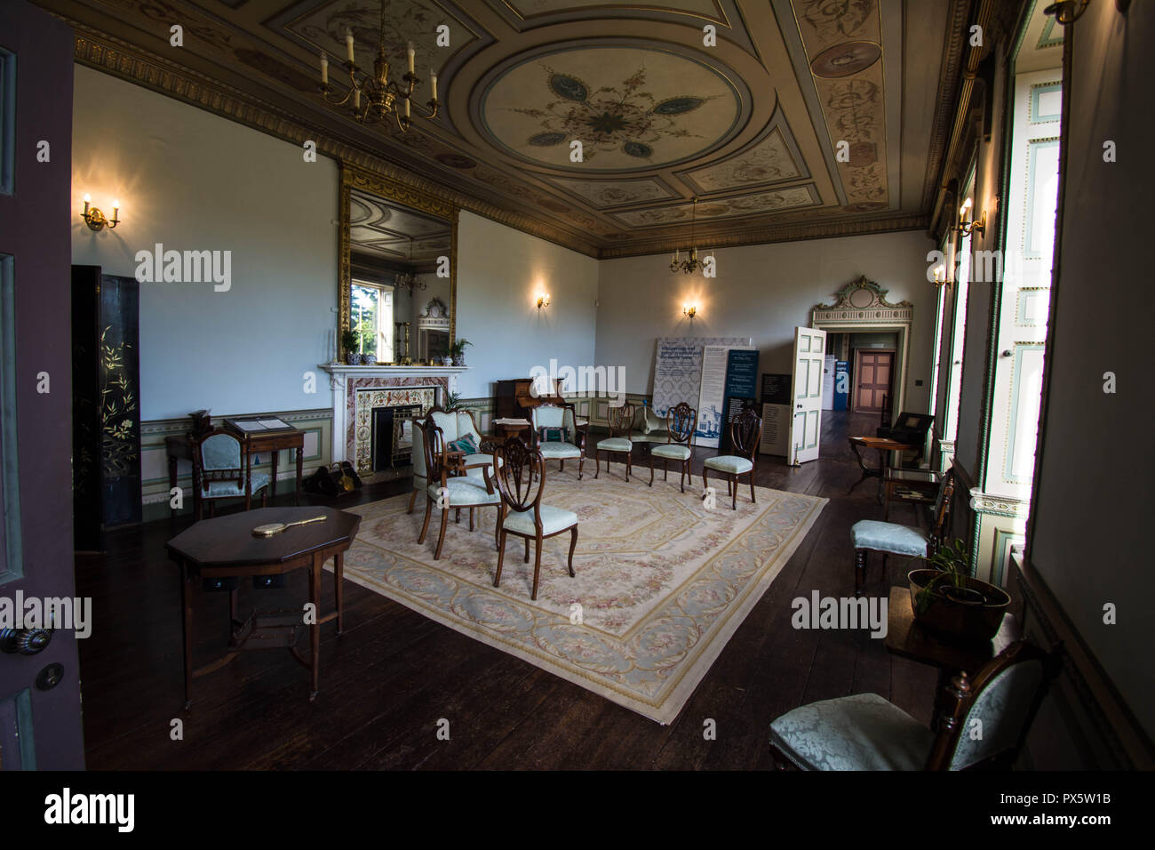 Delapre Abbey Northampton Foto Stock