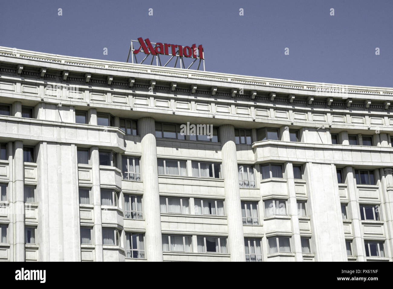 Bucuresti, Hotel Marriott, Calea 13 Septembrie, Romania, Bucarest Foto Stock