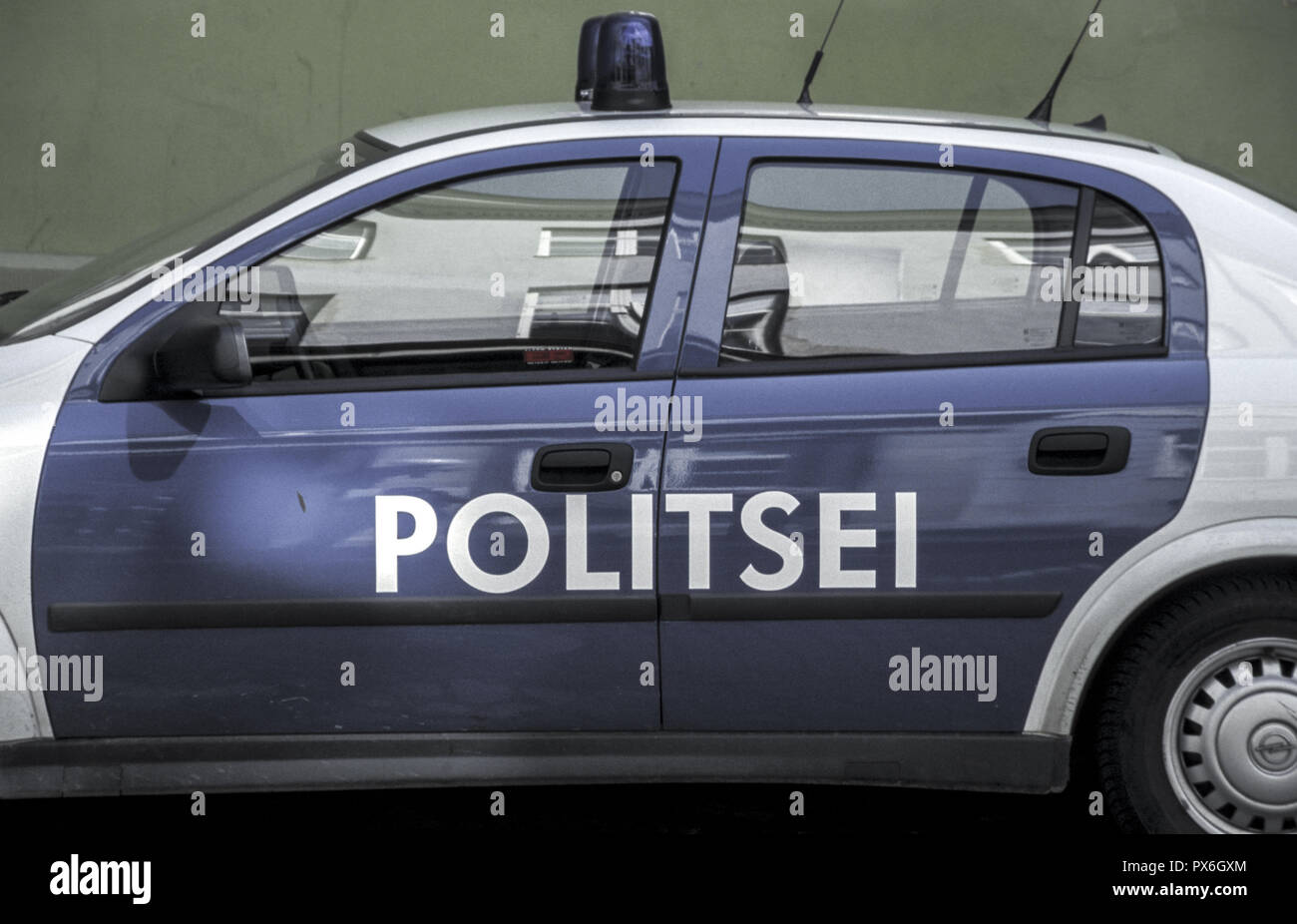 Auto della Polizia, Estonia, Tallinn Foto Stock