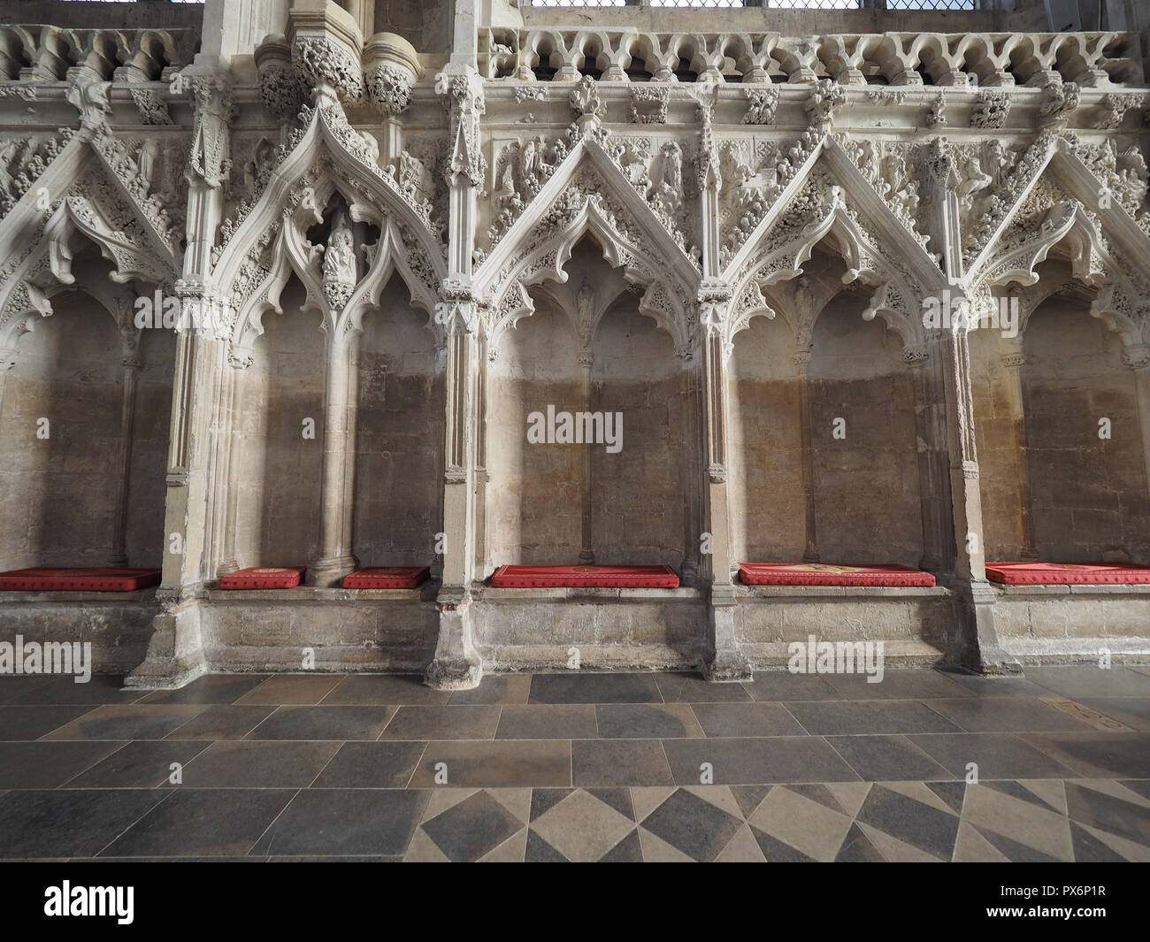 ELY, Regno Unito - circa ottobre 2018: Signora Cappella presso la Cattedrale di Ely Foto Stock