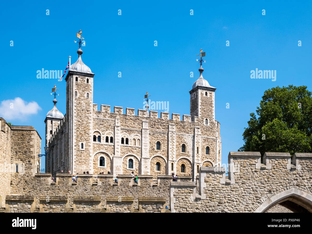La Torre di Londra, London, England, Regno Unito Foto Stock
