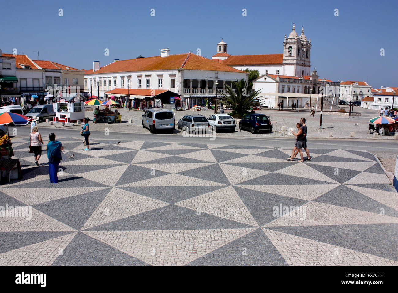 Igreja Nossa Senhora da Nazaré o Santuário de Nossa Senhora da Nazaré in Portogallo Foto Stock