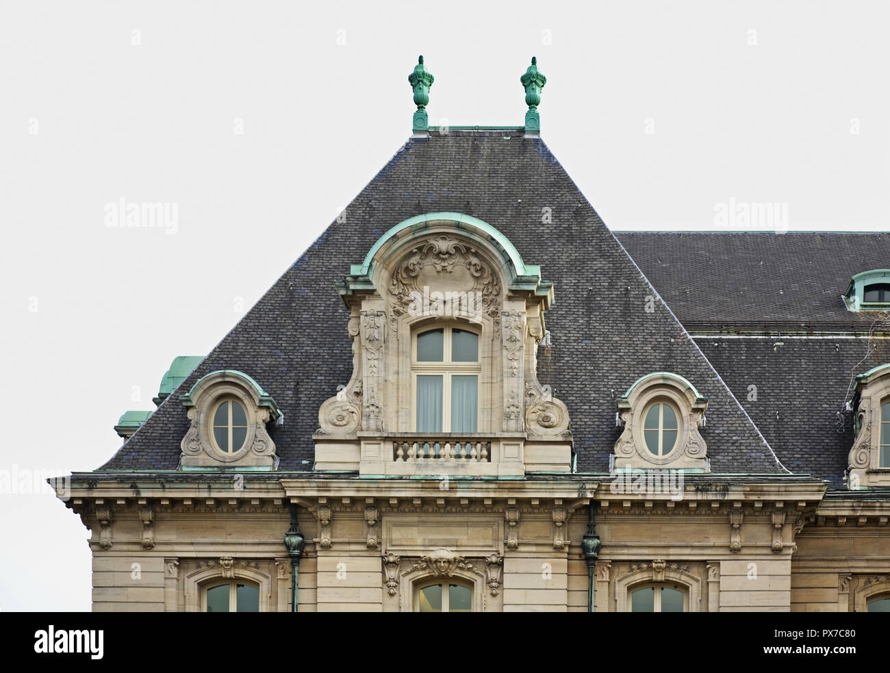 Frammento di costruire la città di Lussemburgo Foto Stock