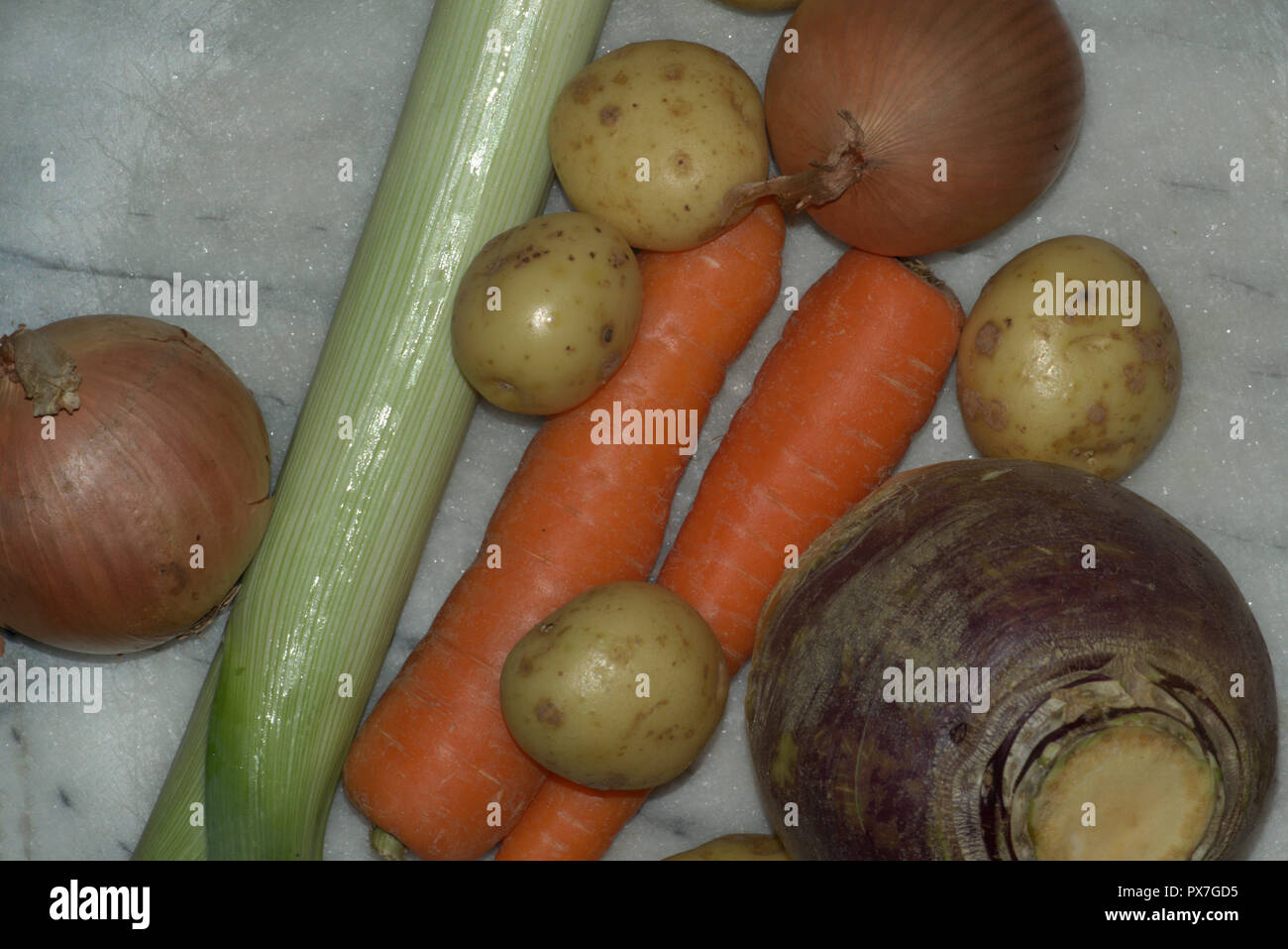 Verdure miste Foto Stock
