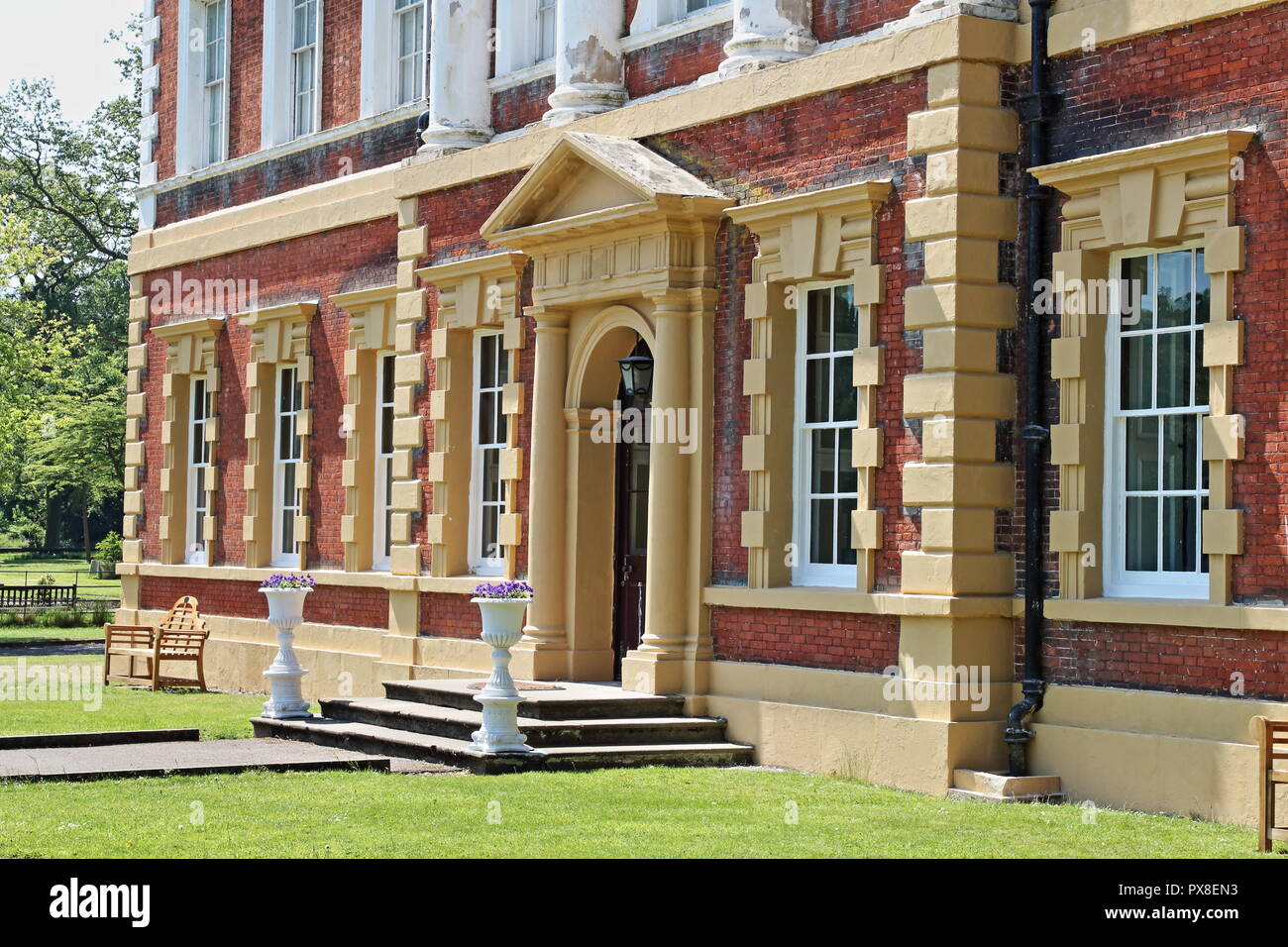 Lytham Hall, Lytham, Lancashire, Regno Unito Foto Stock