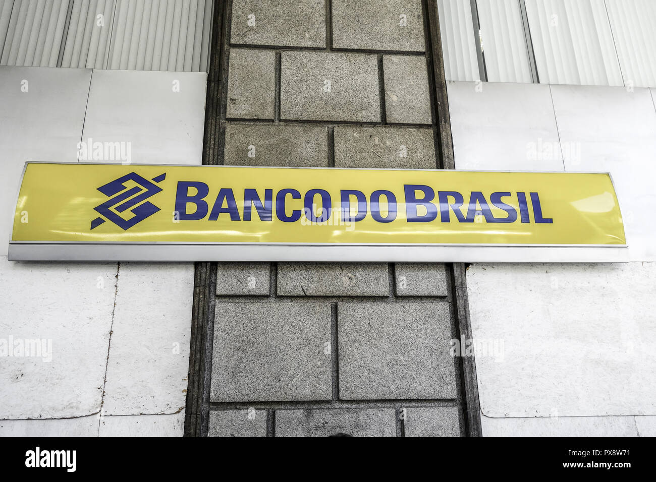 Rio de Janeiro, centro, Av. Presidente Vargas, Banco do Brasil, Brasile Foto Stock