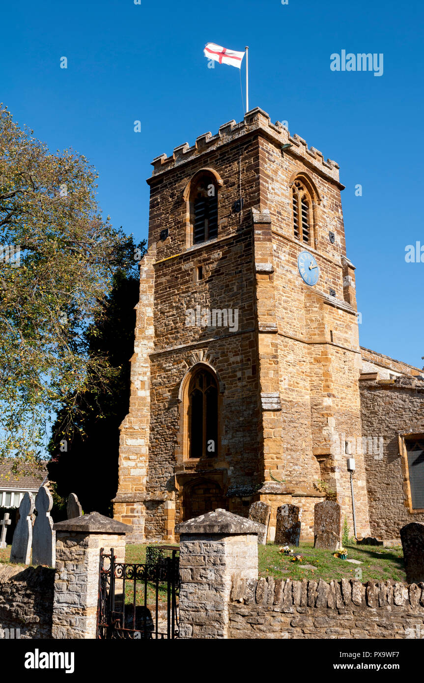 San Colombano è la Chiesa, Collingtree, Northamptonshire, England, Regno Unito Foto Stock