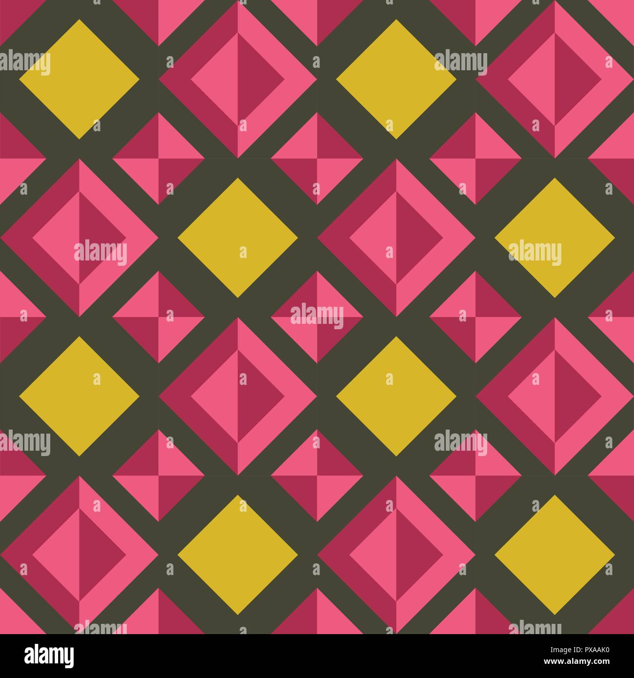 Il vettore senza cuciture decorative colorate piastrelle astratta configurazione di sfondo. Piastrella tradizionale Illustrazione Vettoriale