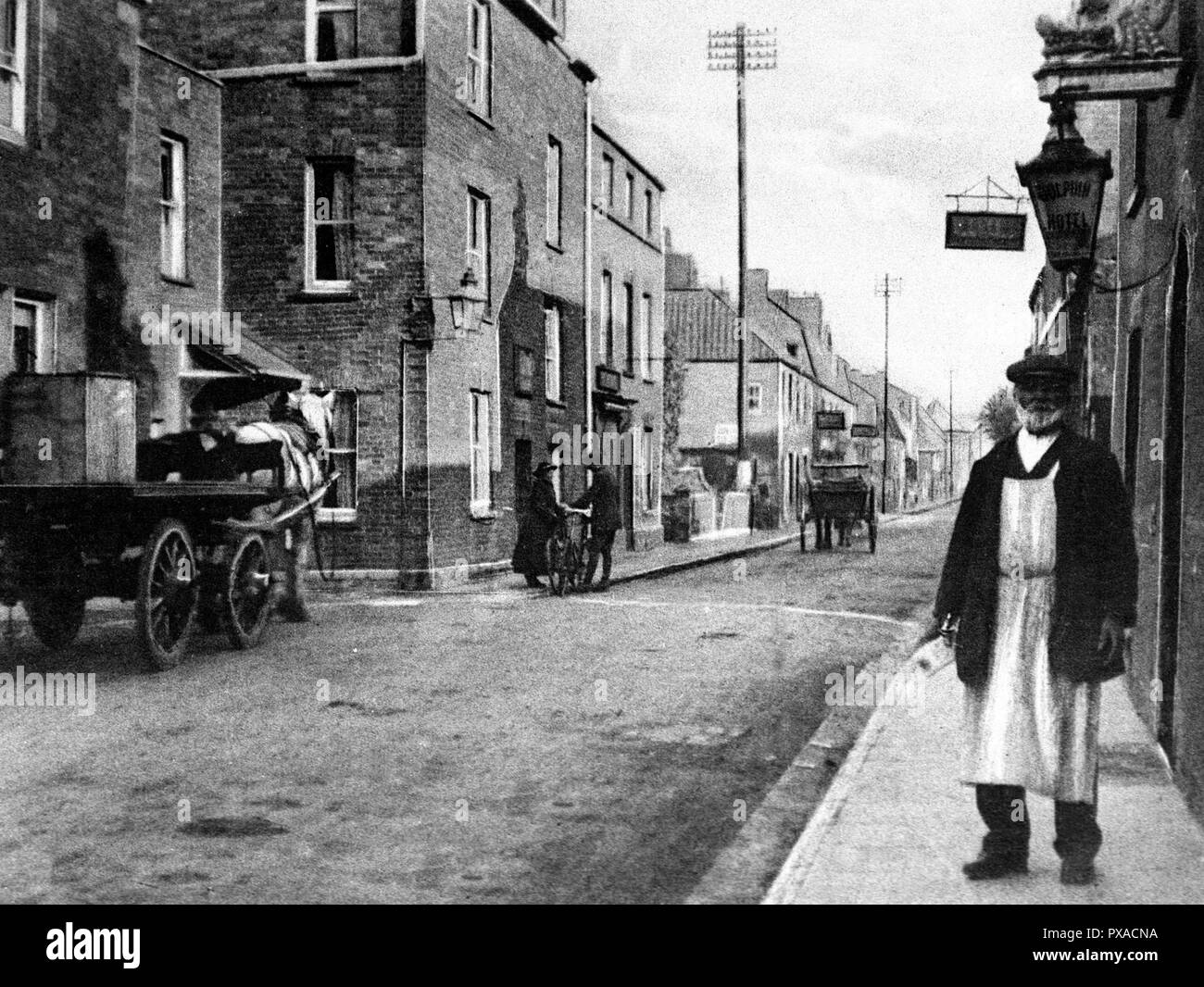 Bow Street, Longport, inizio anni '1900 Foto Stock