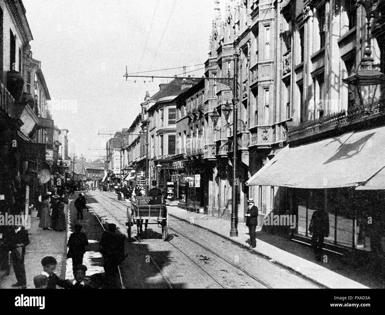 Westgate Street, Ipswich all'inizio degli anni '1900 Foto Stock