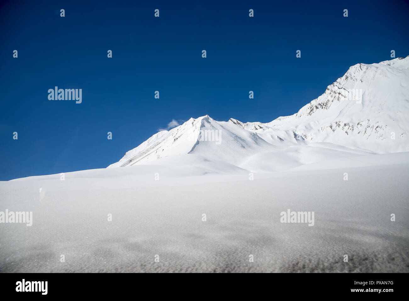 Le montagne del Caucaso in Georgia Foto Stock