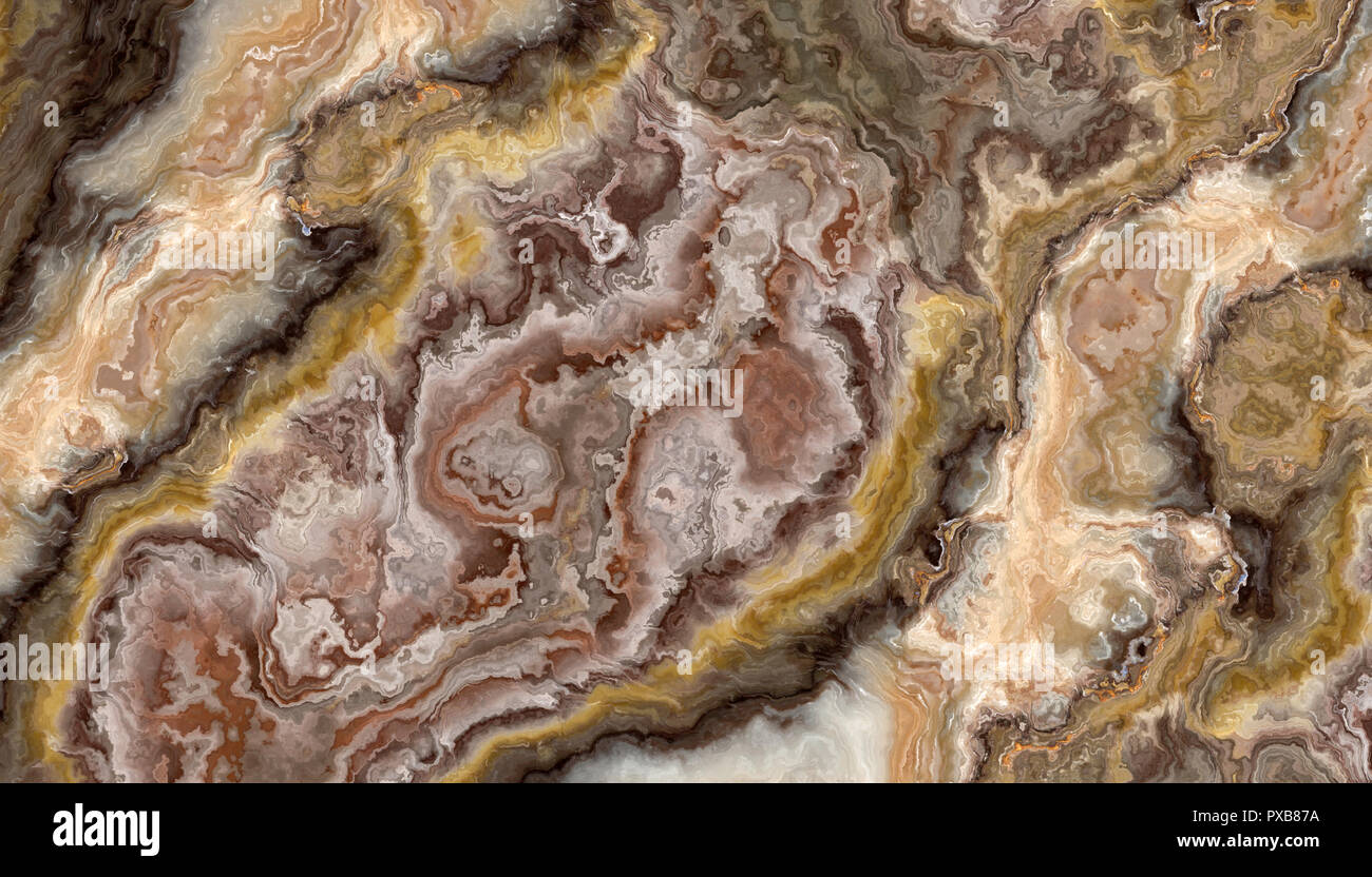 Colorato Onyx pattern astratti. Texture e background. illustrazione di marmo. Bellezze naturali Foto Stock