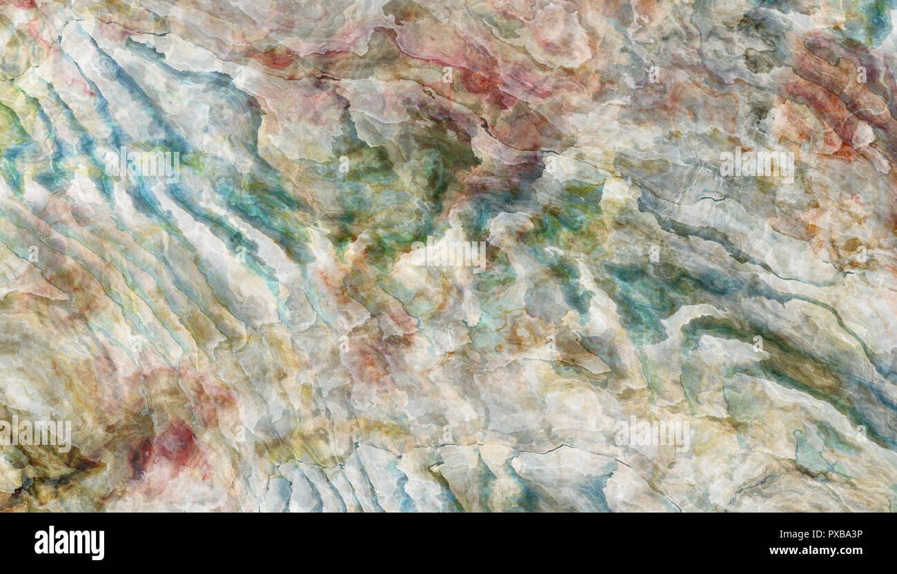 Onyx colorato modello astratto. Texture e background. illustrazione di marmo. Bellezze naturali Foto Stock