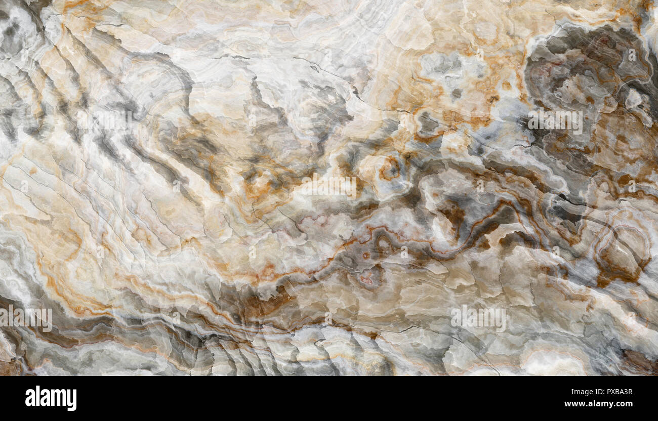 Gray Onyx pattern astratti. Texture e background. illustrazione di marmo. Bellezze naturali Foto Stock