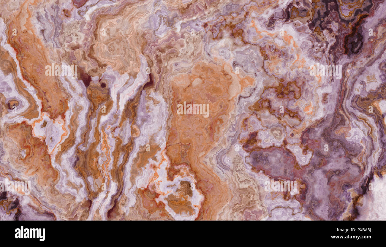 La piastrella di Onyx texture astratta. Sfondo colorato. Modello di pietra di illustrazione. Bellezze naturali Foto Stock