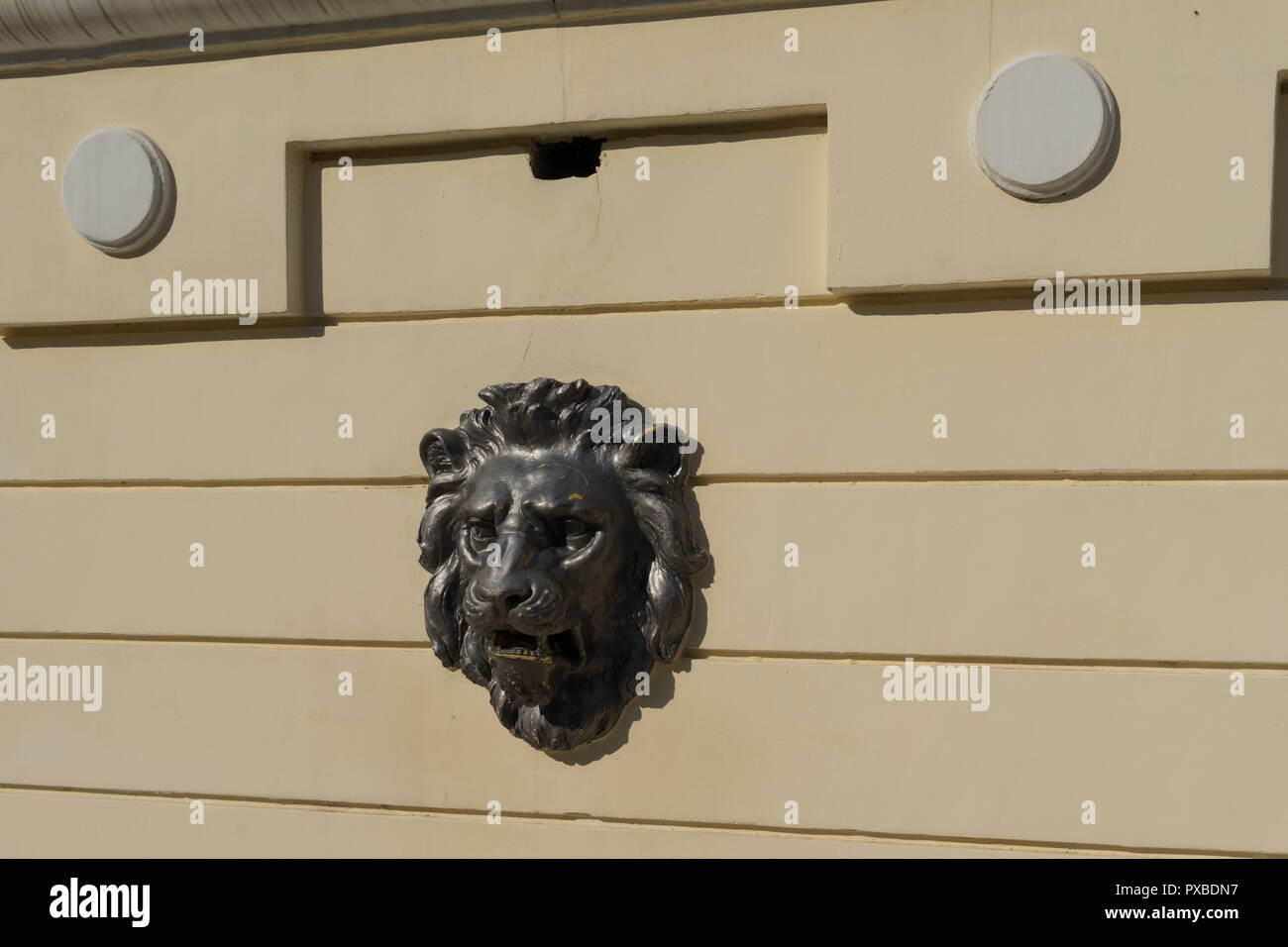 Sochi, Russia-October 7, 2016: monumenti architettonici dell'arboreto nel luogo di villeggiatura. Foto Stock