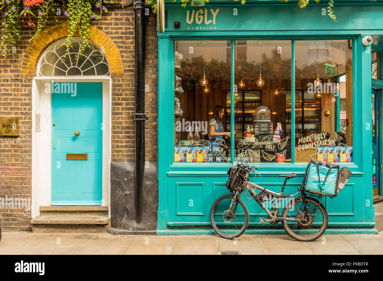 Una tipica vista in Londra Foto Stock