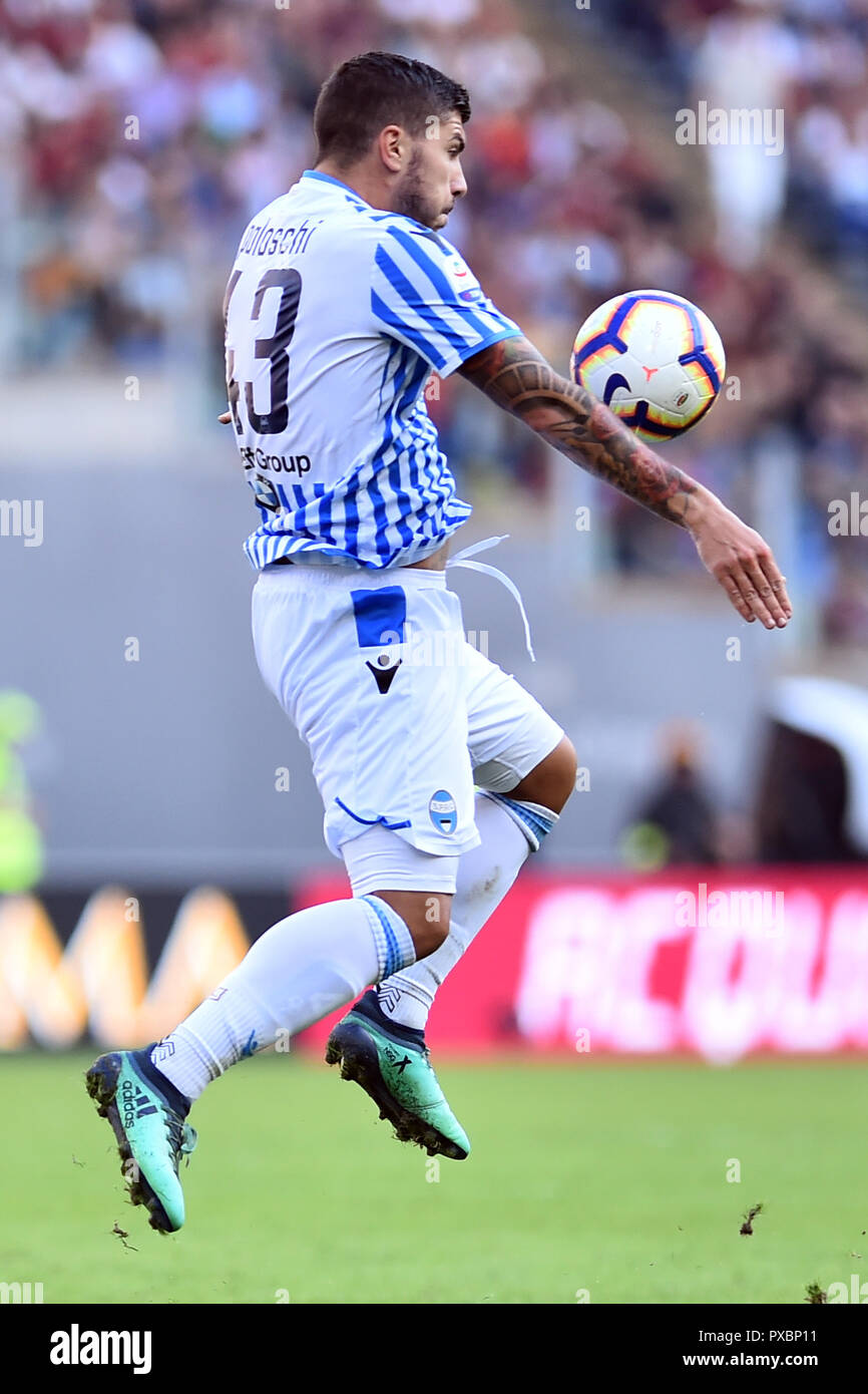 Roma, Italia. Xx oct, 2018. Campionato di calcio di Serie A-Roma vs Spal-Rome 20-10-2018 Nella foto Alberto Paloschi Foto fotografo01 Credit: Indipendente Agenzia fotografica/Alamy Live News Foto Stock