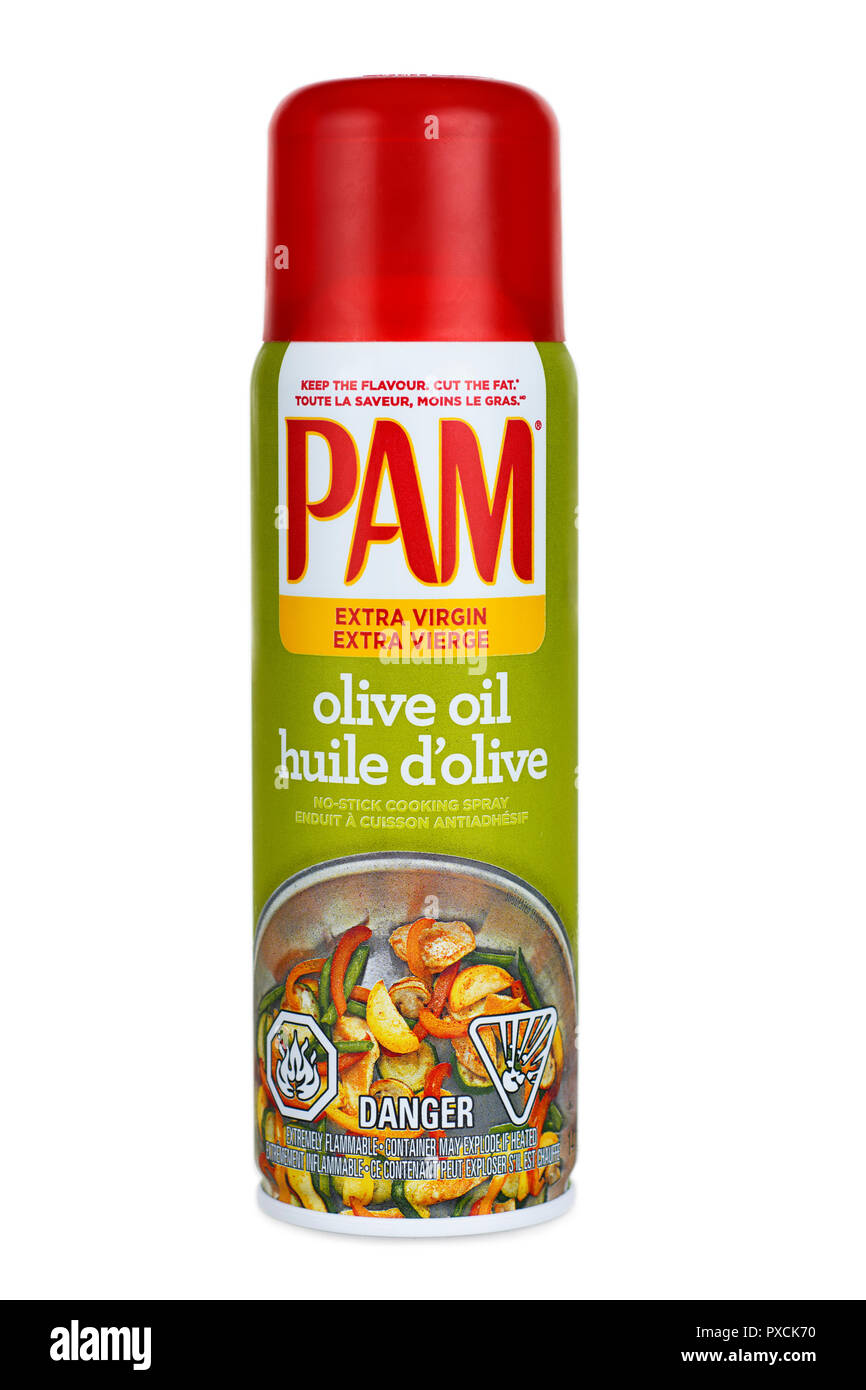 PAM spray da cucina Foto stock - Alamy